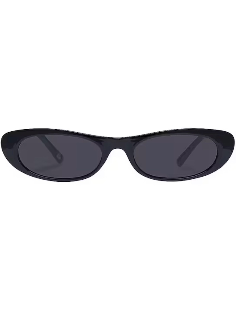 REVOLVE Black Slim Oval Sunglasses